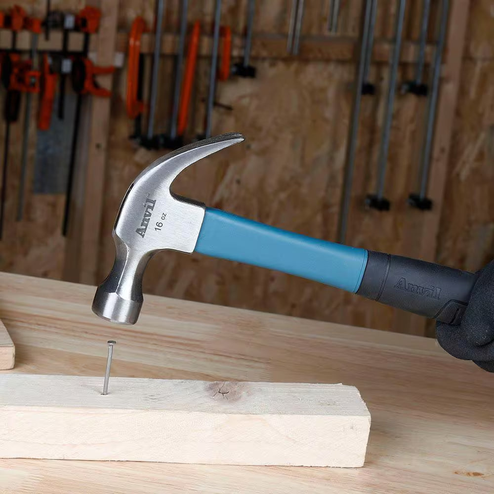 16 Oz. Fiberglass Claw Hammer