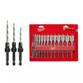 Steel Countersink Set with Wood Spade Bit Set (16-Piece)
