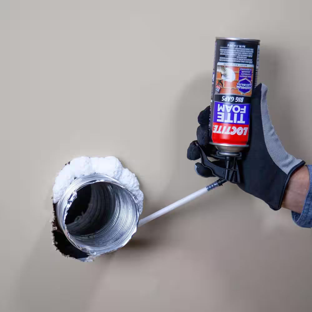 TITE FOAM Big Gaps Spray Foam, Bright White, 12 Oz. Can, Insulating Spray Foam Sealant