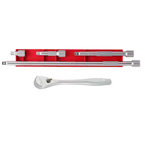 3/8 In. Drive Ratchet with 3/8 In. Drive Extension Set (5-Piece)