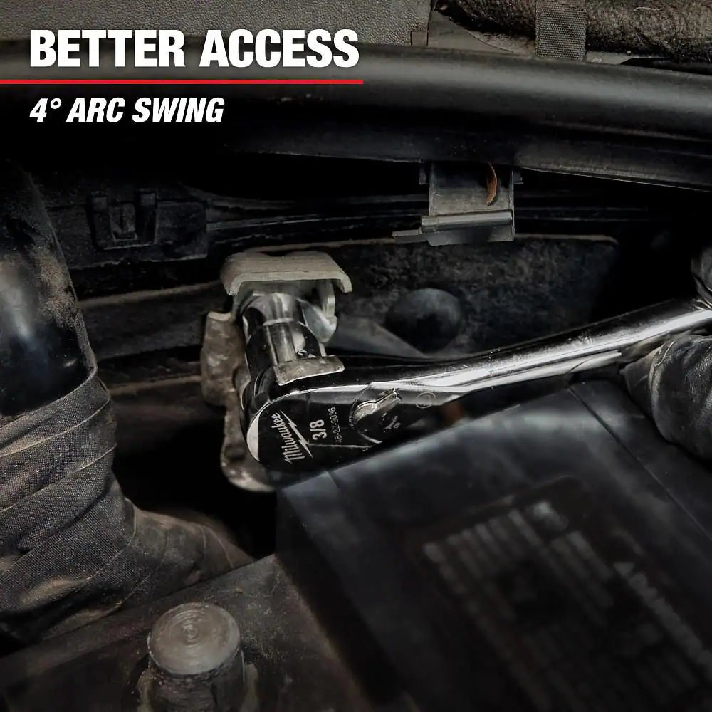 3/8 In. Drive Ratchet with 3/8 In. Drive Extension Set (5-Piece)